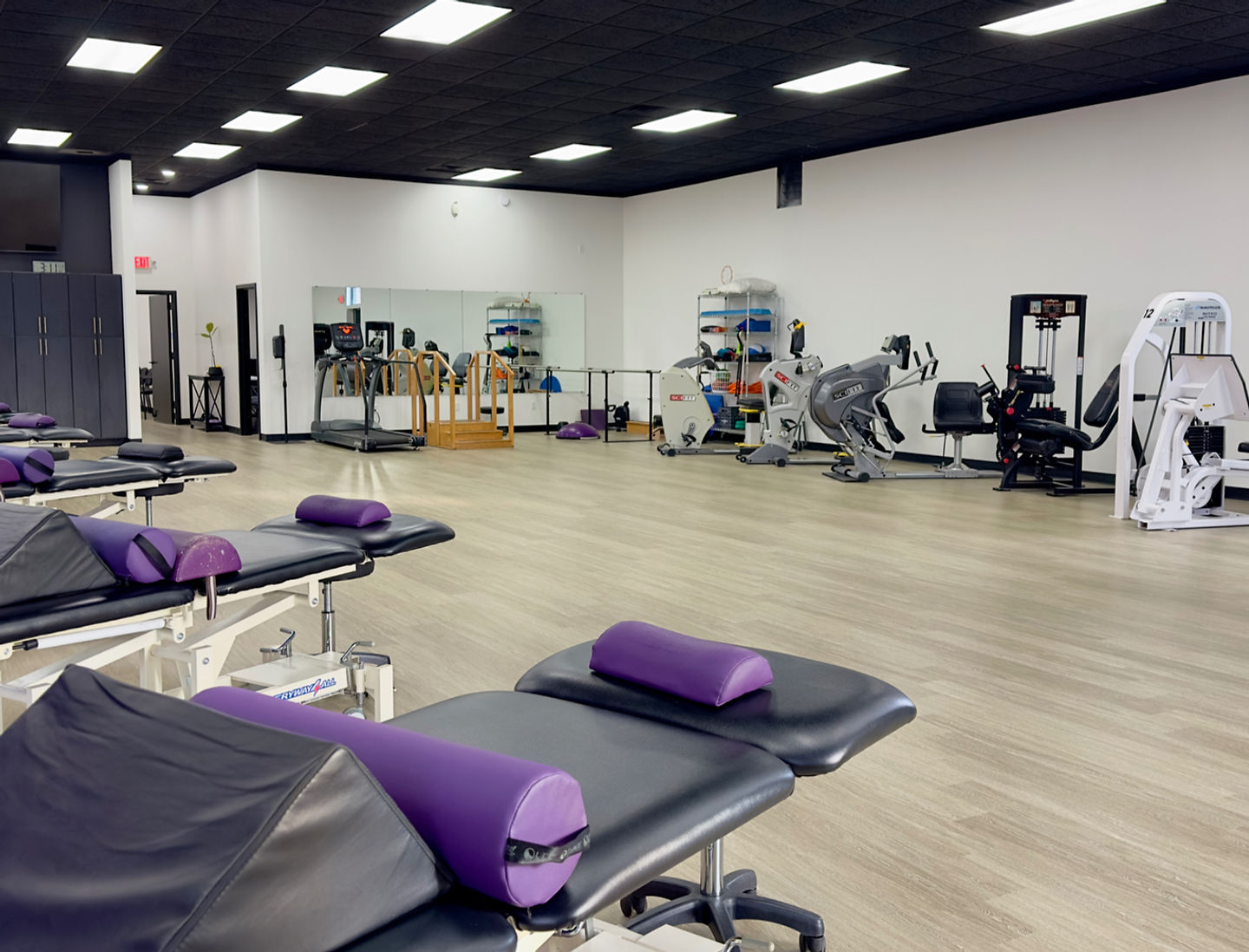 Inside Thrive Rehabilitation's physical therapy clinic in Clawson, MI